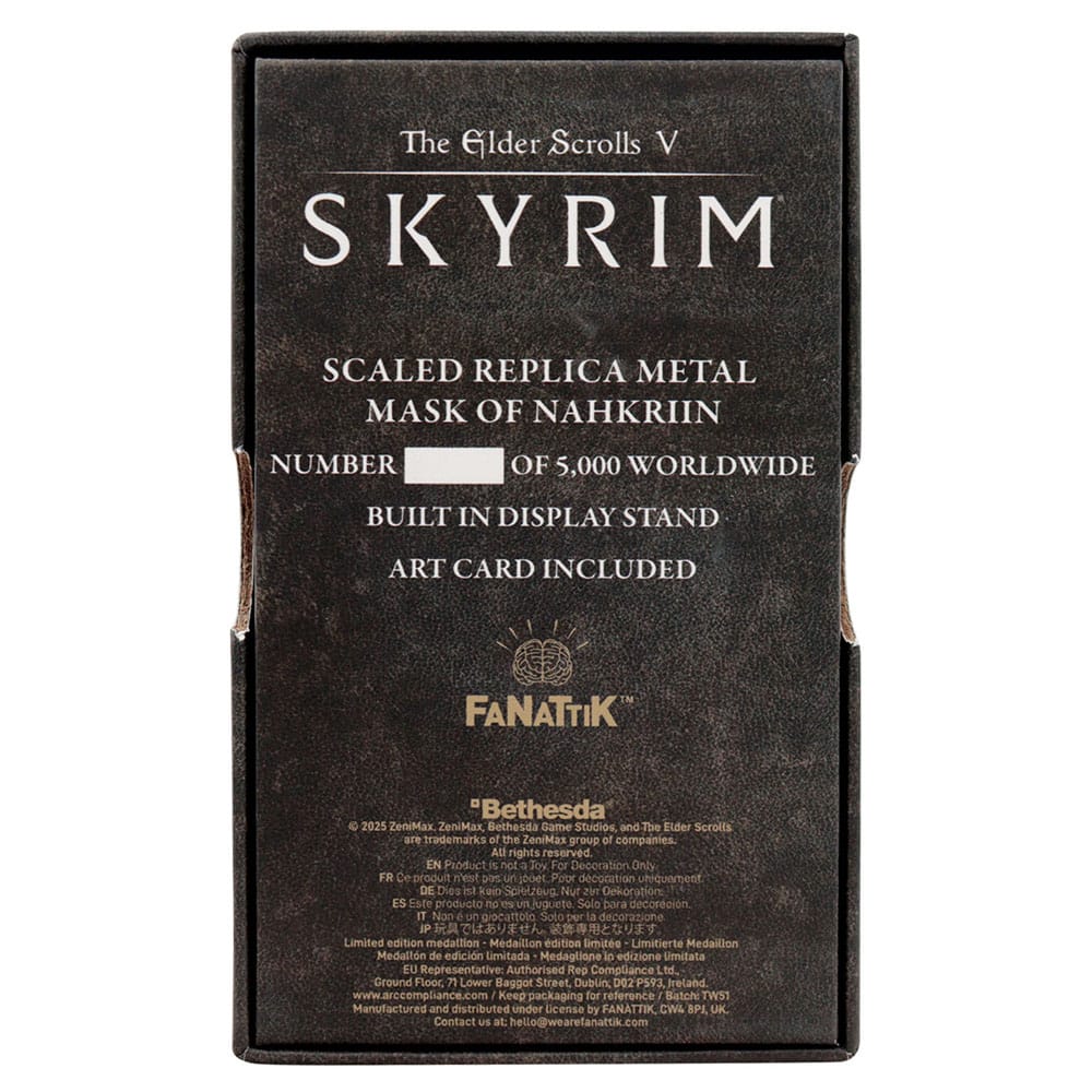 FaNaTtik The Elder Scrolls Skyrim Nahkriin Dragon Priest Mask Limited Edition Replik