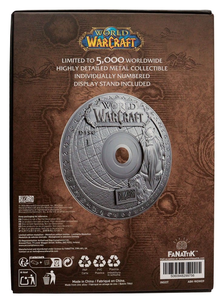 FaNaTtik World Of Warcraft CD-ROM Limited Edition Replik
