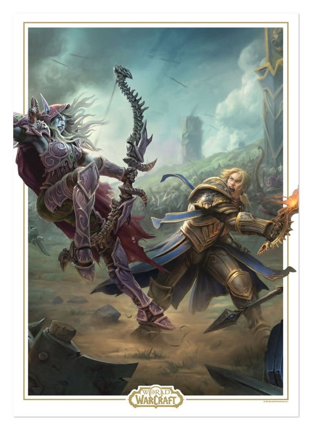 FaNaTtik World Of Warcraft Sylvanas Vs Anduin Wrynn Limited Edition Kunstdruck