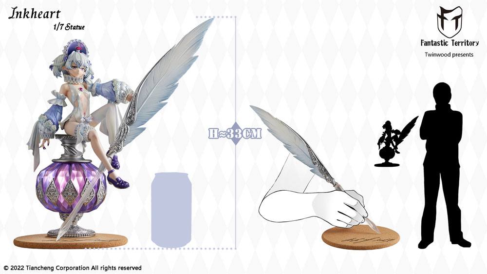 Fantastic Territory Love Letter Inkheart PVC Statue - Beschädigte Verpackung