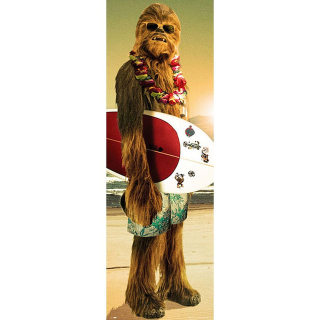 Filmfigurenshop Star Wars Chewbacca Surfin’ Poster