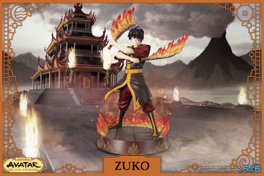 First 4 Figures Avatar Der Herr der Elemente Zuko Statue