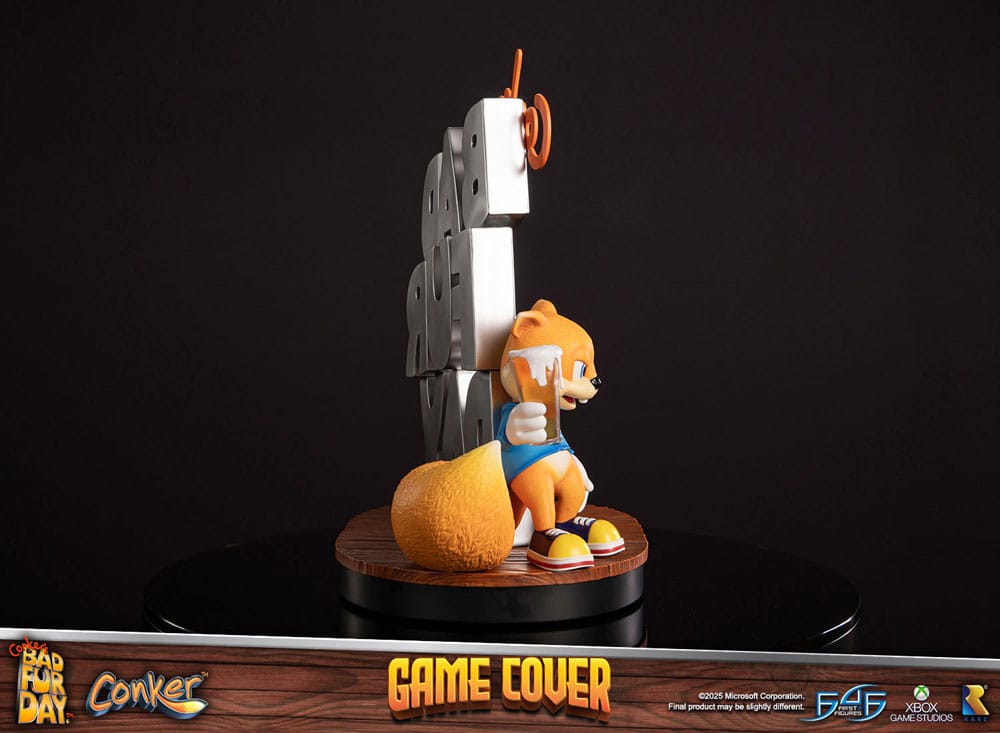 First 4 Figures Conker´s Bad Fur Day Game Cover Standard Edition Statue
