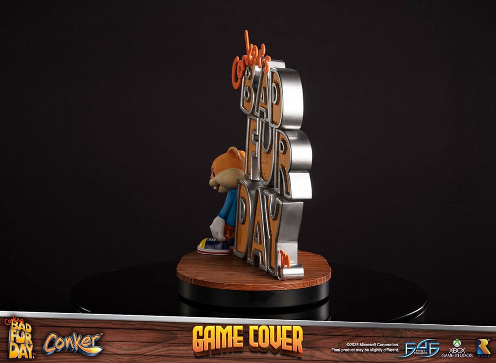 First 4 Figures Conker´s Bad Fur Day Game Cover Standard Edition Statue