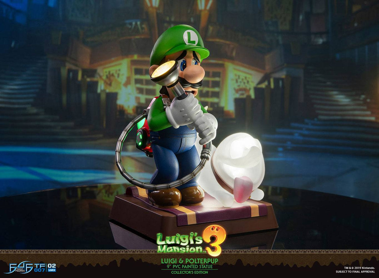 First 4 Figures Luigi’s Mansion 3 PVC Luigi & Polterpinscher Collector’s Edition Statue