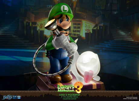 First 4 Figures Luigi’s Mansion 3 PVC Luigi & Polterpinscher Collector’s Edition Statue