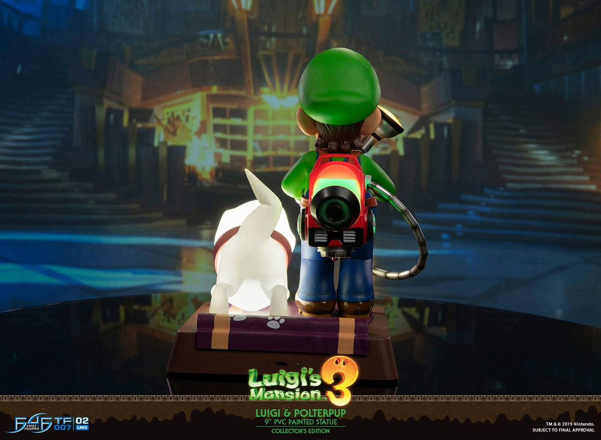 First 4 Figures Luigi’s Mansion 3 PVC Luigi & Polterpinscher Collector’s Edition Statue