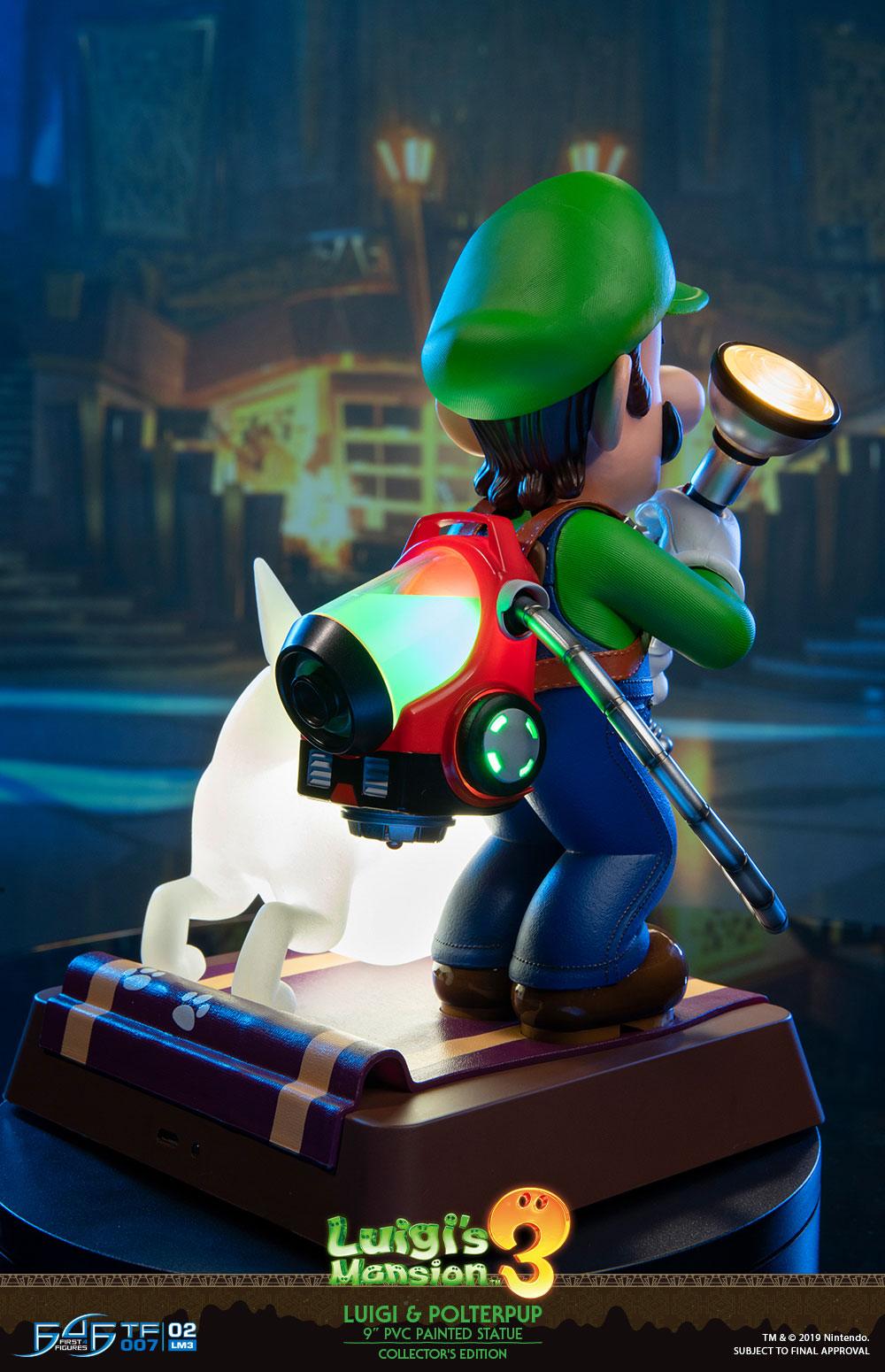 First 4 Figures Luigi’s Mansion 3 PVC Luigi & Polterpinscher Collector’s Edition Statue