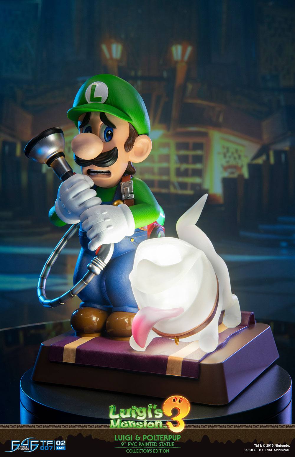First 4 Figures Luigi’s Mansion 3 PVC Luigi & Polterpinscher Collector’s Edition Statue