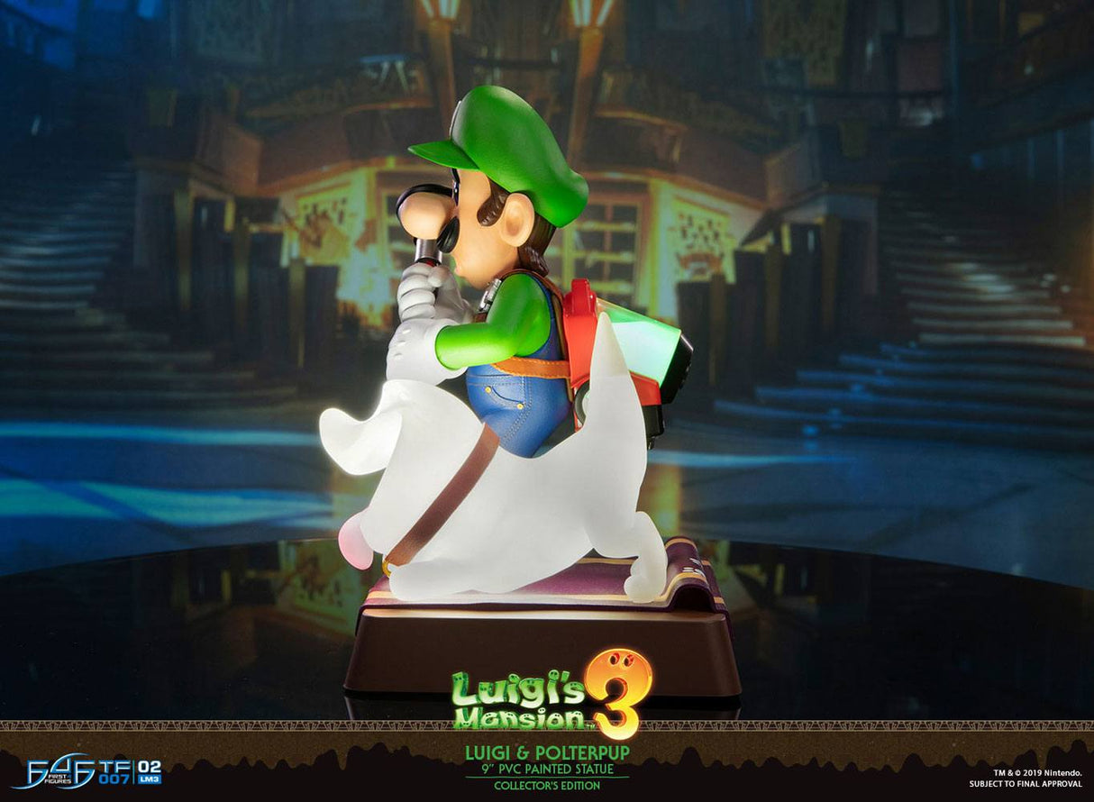 First 4 Figures Luigi’s Mansion 3 PVC Luigi & Polterpinscher Collector’s Edition Statue