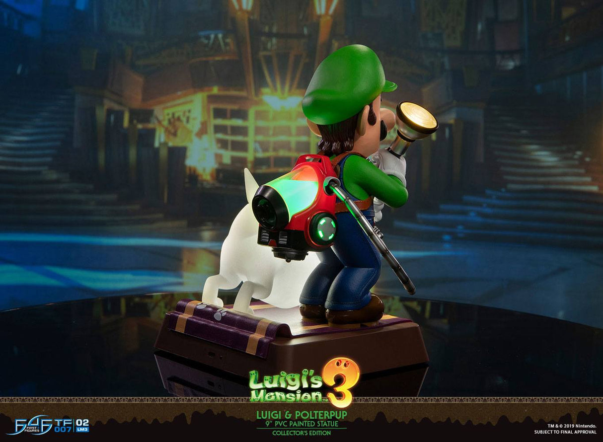 First 4 Figures Luigi’s Mansion 3 PVC Luigi & Polterpinscher Collector’s Edition Statue