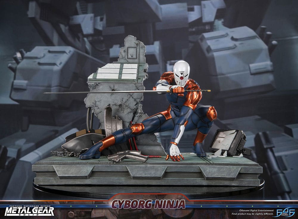 First 4 Figures Metal Gear Solid Cyborg Ninja Gray Fox Statue