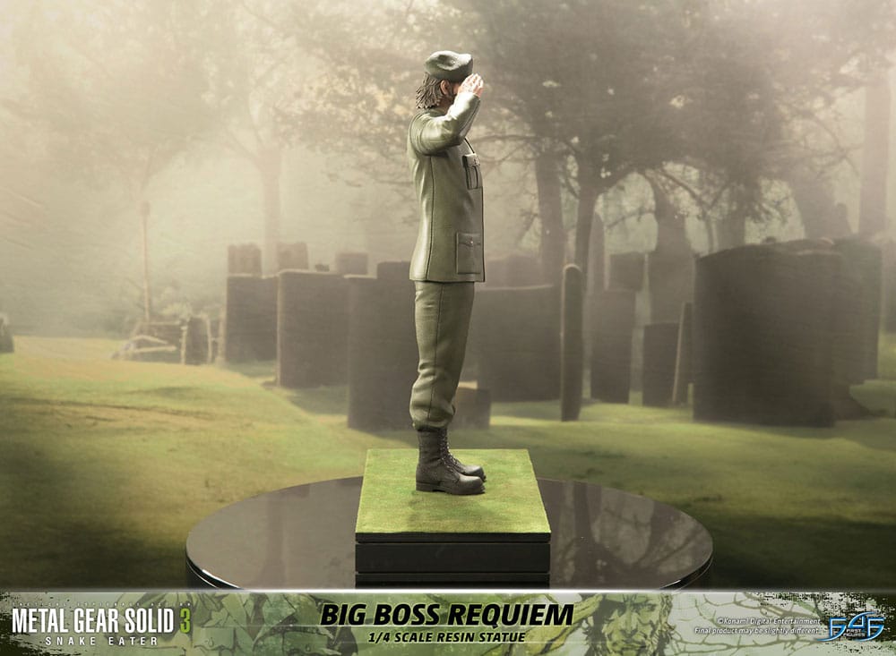 First 4 Figures Metal Gear Solid 3 Snake Eater Big Boss Requiem 1/4 Statue