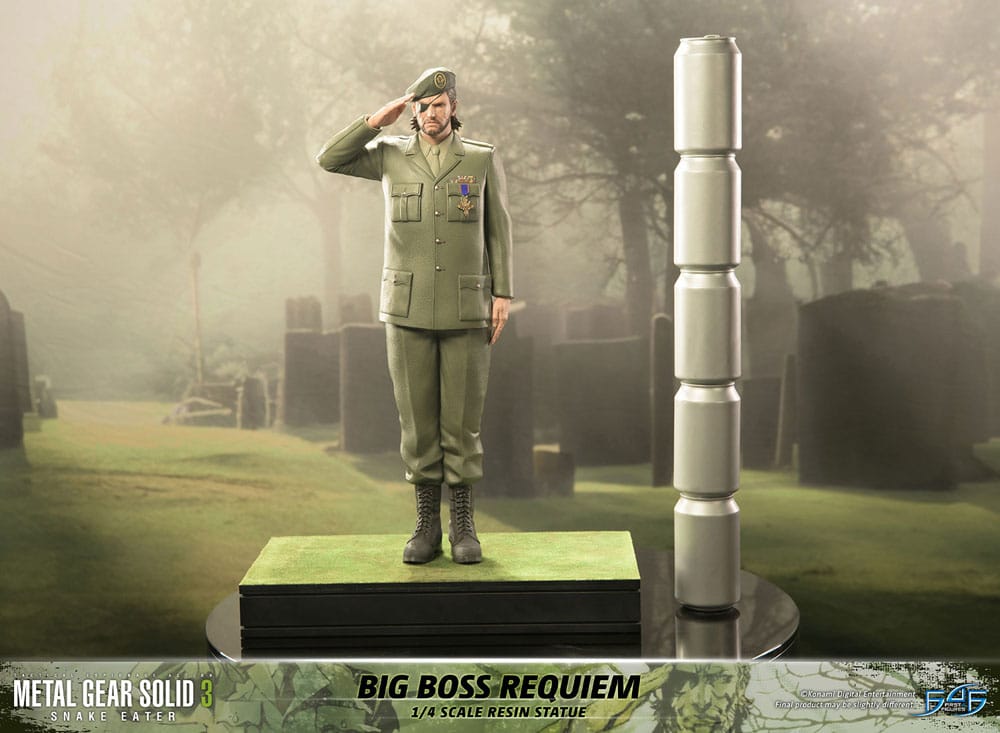 First 4 Figures Metal Gear Solid 3 Snake Eater Big Boss Requiem 1/4 Statue
