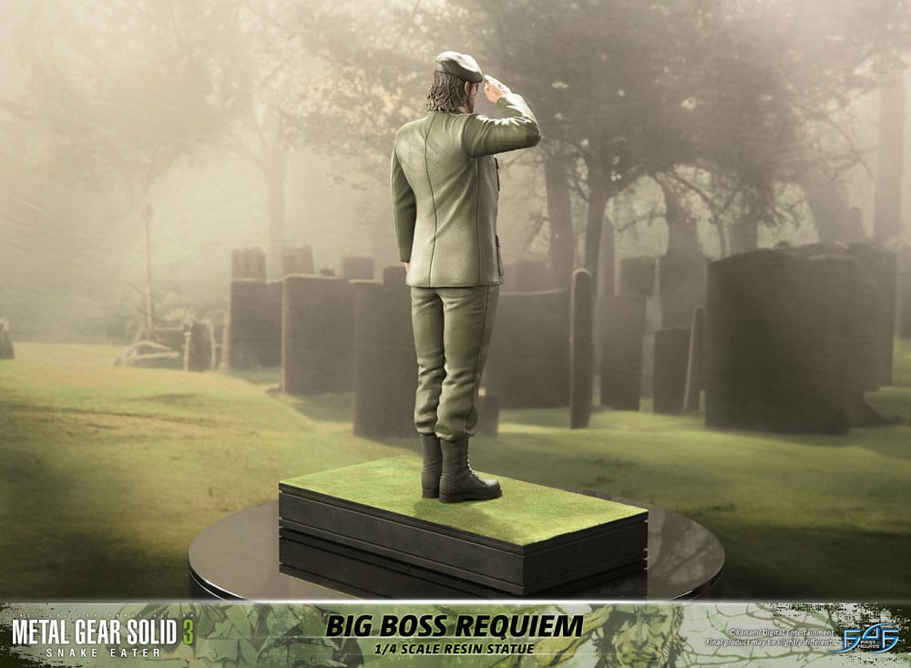First 4 Figures Metal Gear Solid 3 Snake Eater Big Boss Requiem 1/4 Statue