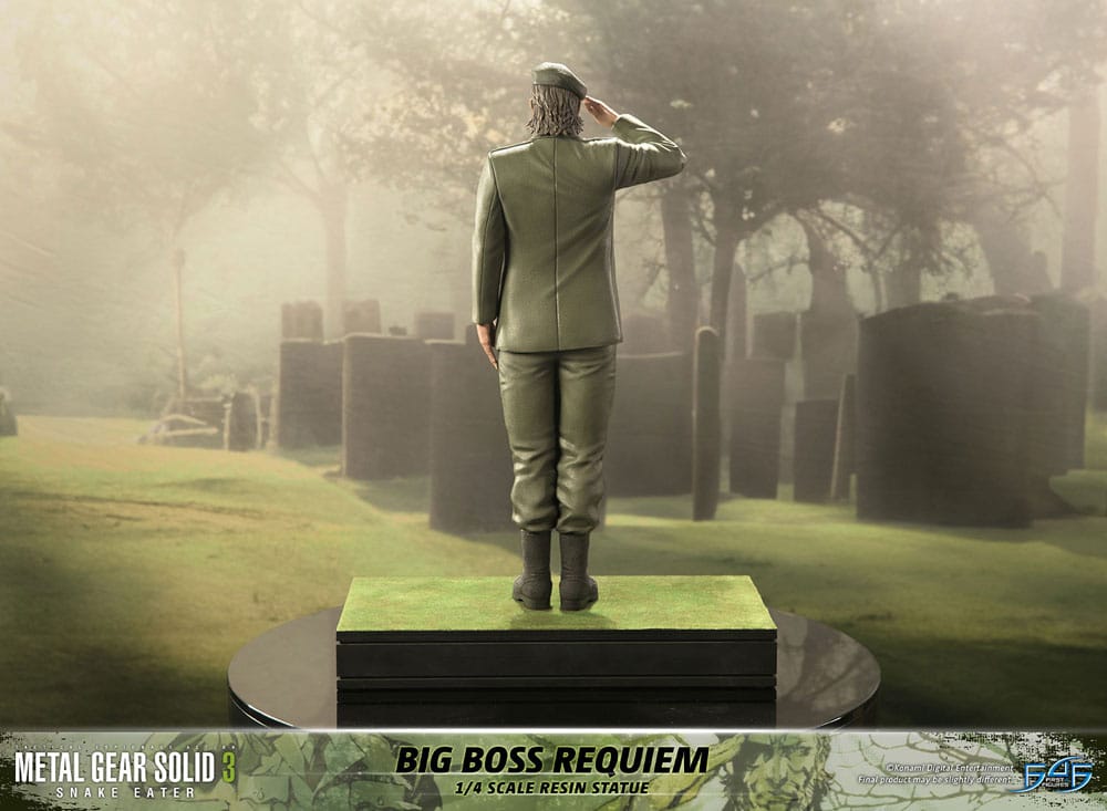 First 4 Figures Metal Gear Solid 3 Snake Eater Big Boss Requiem 1/4 Statue
