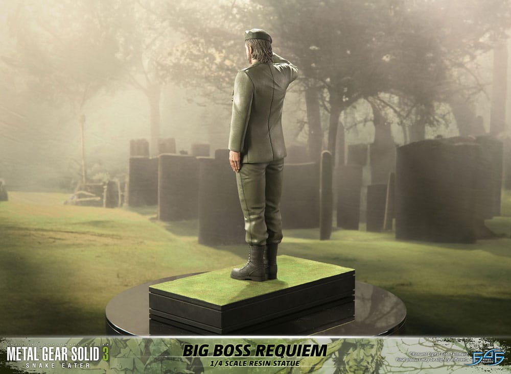 First 4 Figures Metal Gear Solid 3 Snake Eater Big Boss Requiem 1/4 Statue
