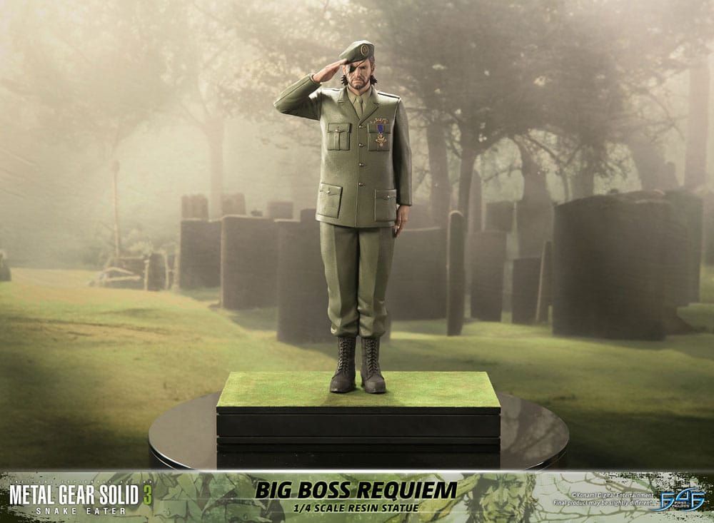 First 4 Figures Metal Gear Solid 3 Snake Eater Big Boss Requiem 1/4 Statue