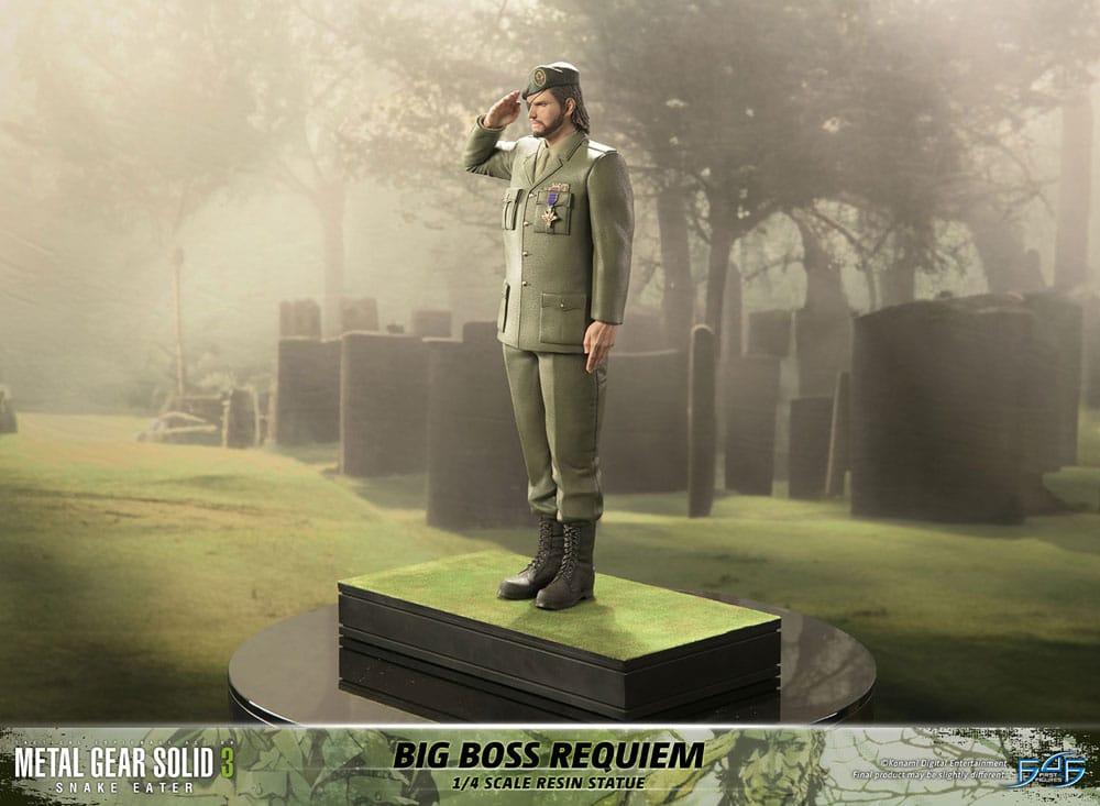 First 4 Figures Metal Gear Solid 3 Snake Eater Big Boss Requiem 1/4 Statue
