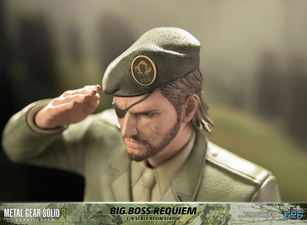 First 4 Figures Metal Gear Solid 3 Snake Eater Big Boss Requiem 1/4 Statue