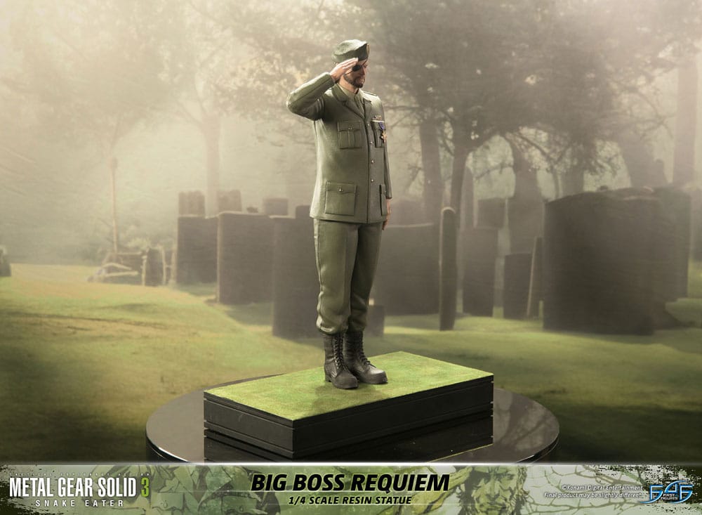 First 4 Figures Metal Gear Solid 3 Snake Eater Big Boss Requiem 1/4 Statue
