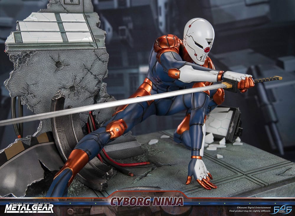 First 4 Figures Metal Gear Solid Cyborg Ninja Gray Fox Statue