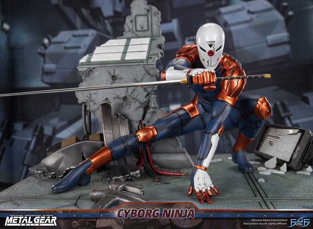 First 4 Figures Metal Gear Solid Cyborg Ninja Gray Fox Statue