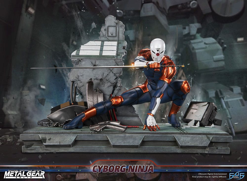 First 4 Figures Metal Gear Solid Cyborg Ninja Gray Fox Statue