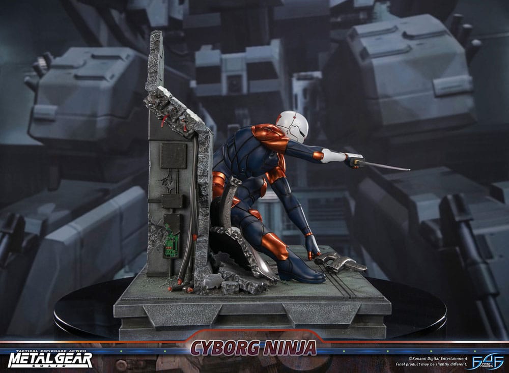 First 4 Figures Metal Gear Solid Cyborg Ninja Gray Fox Statue
