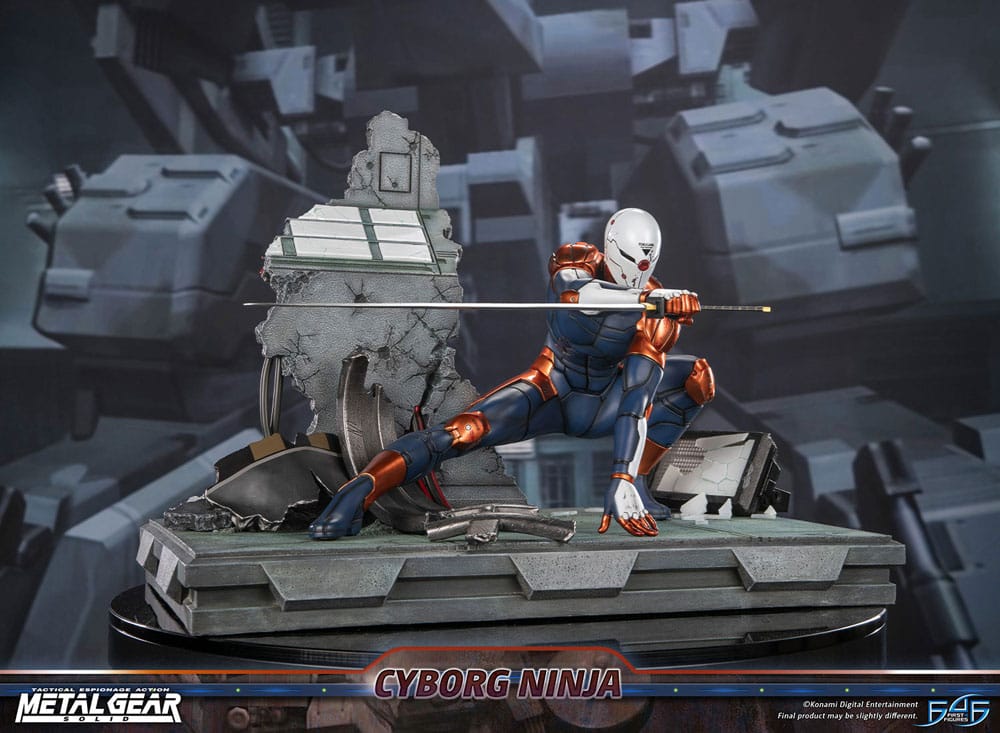First 4 Figures Metal Gear Solid Cyborg Ninja Gray Fox Statue