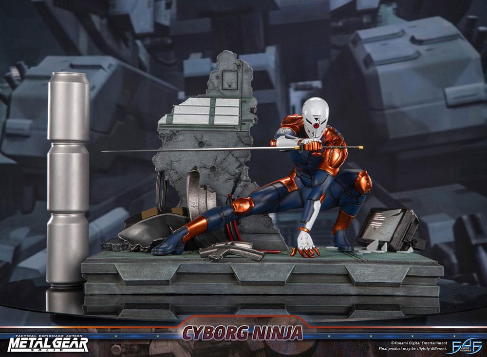 First 4 Figures Metal Gear Solid Cyborg Ninja Gray Fox Statue