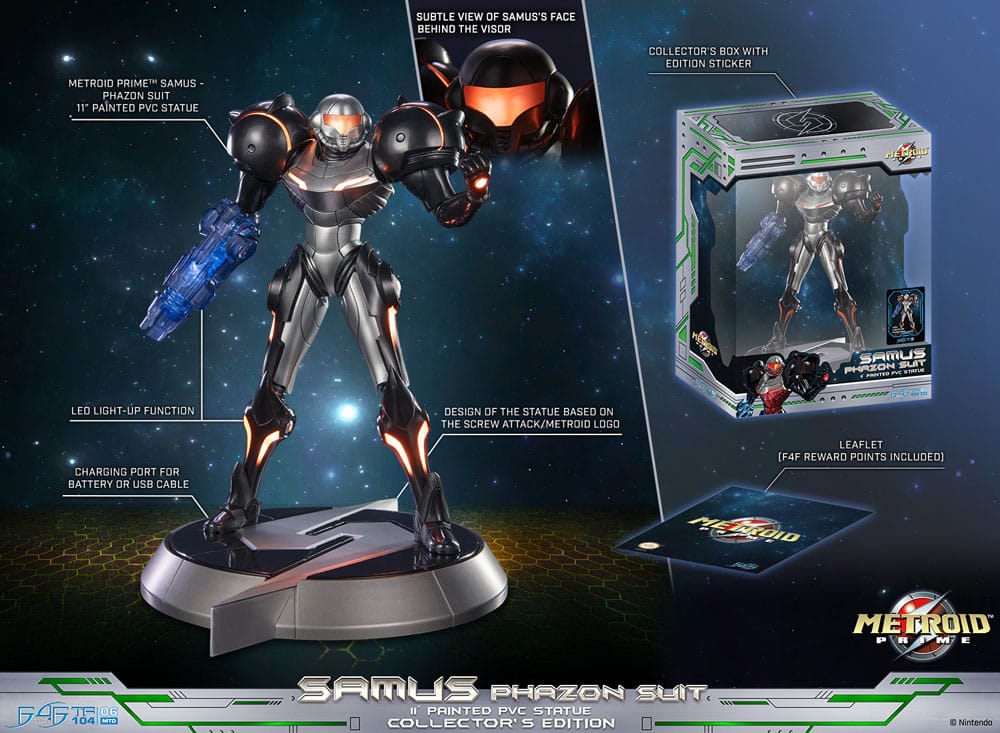 First 4 Figures Metroid Metroid Prime Samus Phazon Suit Collector´s Edition Statue