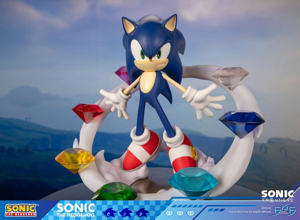 First 4 Figures Sonic The Hedgehog Sonic Frontiers Sonic Statue