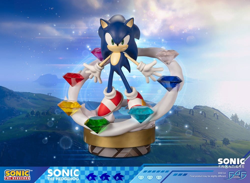 First 4 Figures Sonic The Hedgehog Sonic Frontiers Sonic Statue