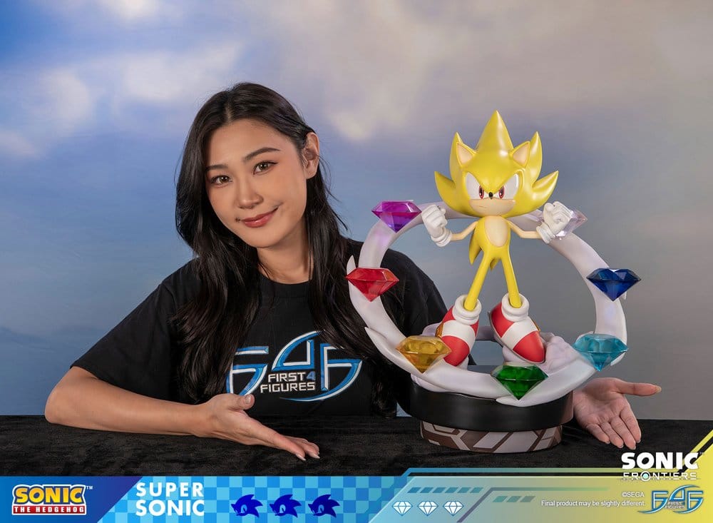 First 4 Figures Sonic The Hedgehog Sonic Frontiers Super Sonic Resin Statue