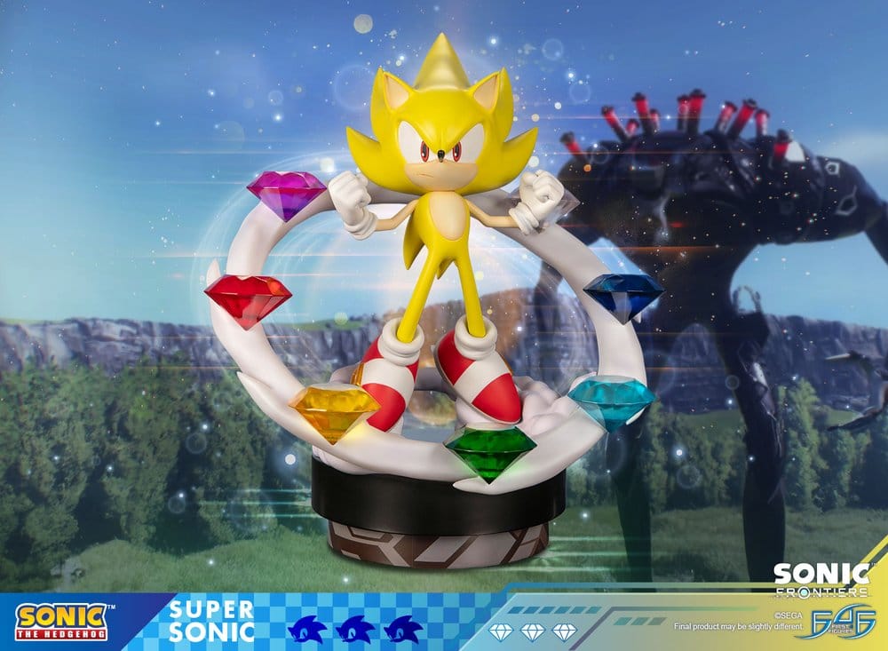 First 4 Figures Sonic The Hedgehog Sonic Frontiers Super Sonic Resin Statue