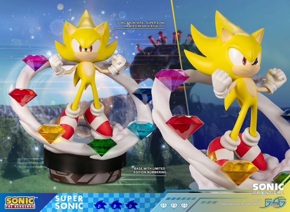 First 4 Figures Sonic The Hedgehog Sonic Frontiers Super Sonic Resin Statue