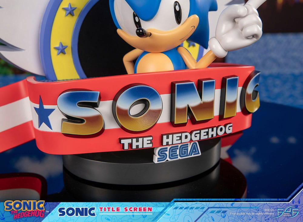 First 4 Figures Sonic the Hedgehog Sonic Title Screen Statue