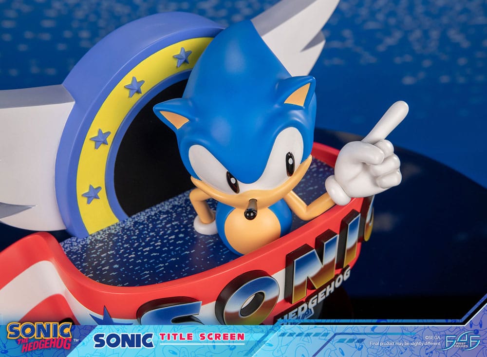 First 4 Figures Sonic the Hedgehog Sonic Title Screen Statue