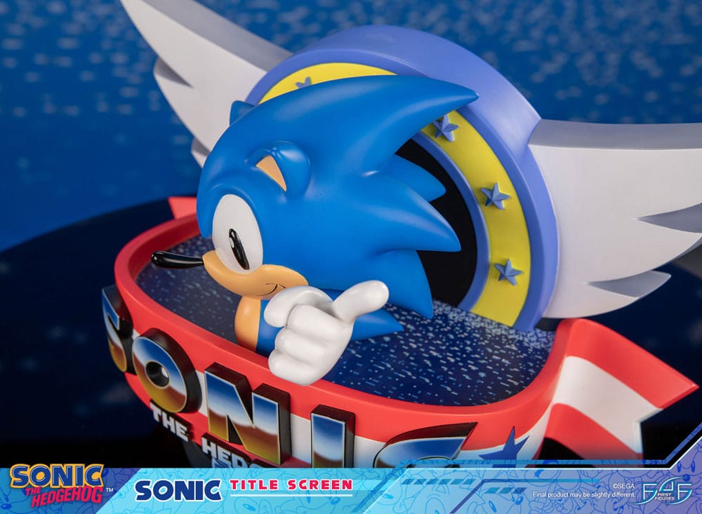 First 4 Figures Sonic the Hedgehog Sonic Title Screen Statue
