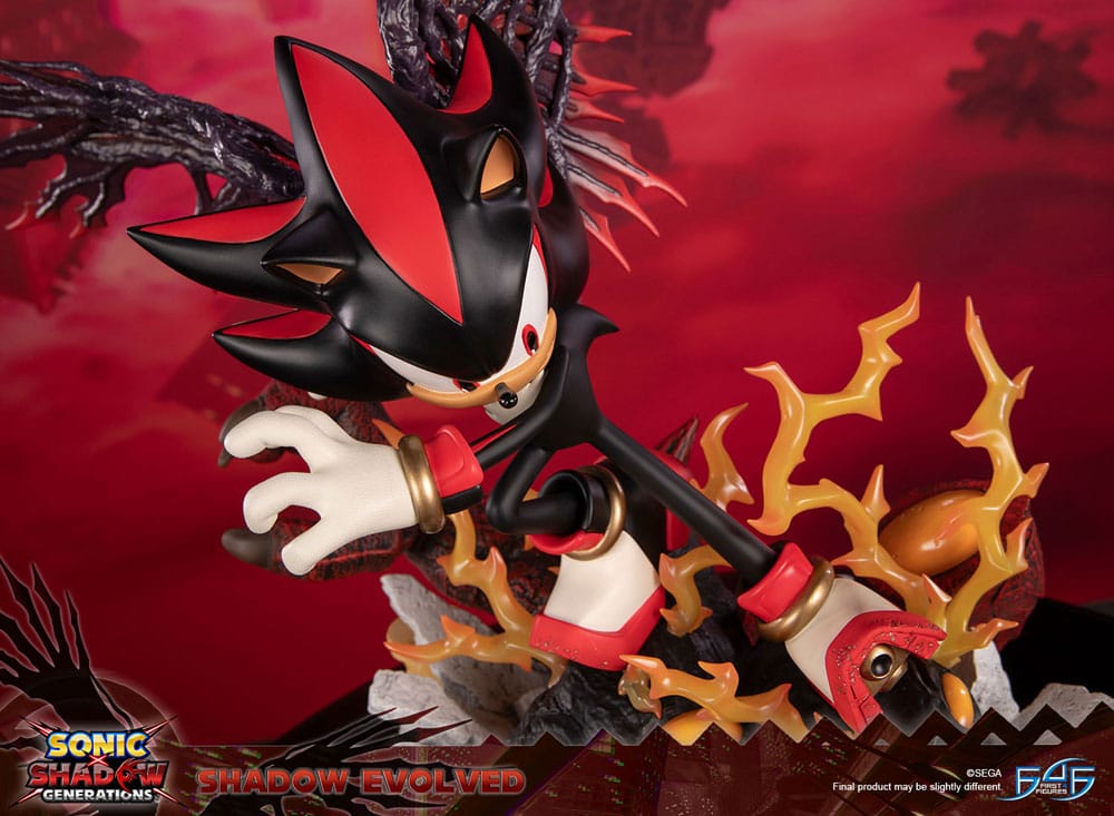 First 4 Figures Sonic X Shadow Generations Shadow Evolved Statue