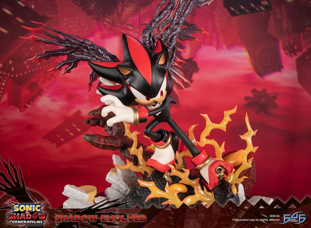 First 4 Figures Sonic X Shadow Generations Shadow Evolved Statue
