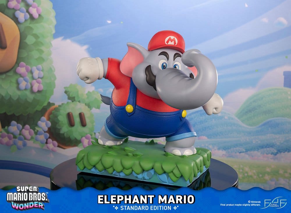 First 4 Figures Super Mario Bros. Wonder Elephant Mario Standard Edition Resin Statue