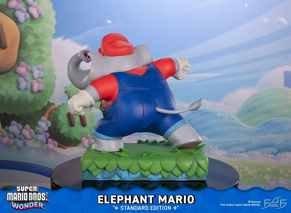 First 4 Figures Super Mario Bros. Wonder Elephant Mario Standard Edition Resin Statue