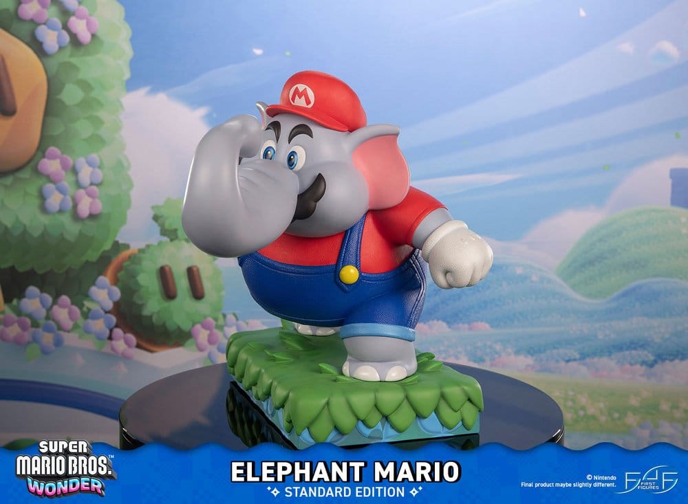 First 4 Figures Super Mario Bros. Wonder Elephant Mario Standard Edition Resin Statue