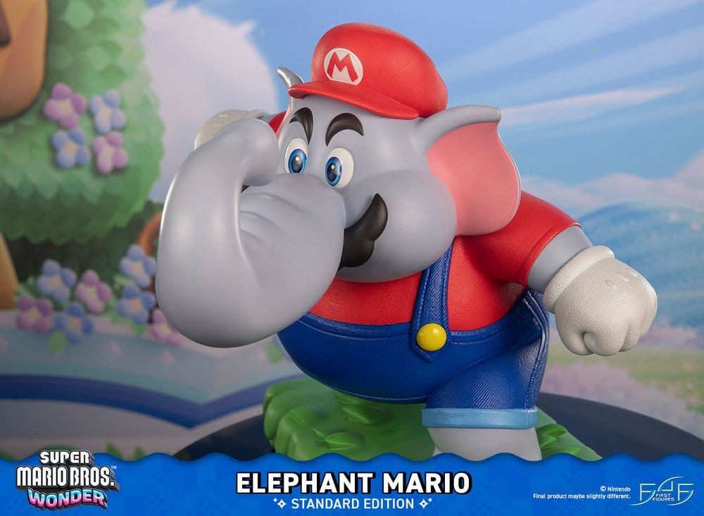 First 4 Figures Super Mario Bros. Wonder Elephant Mario Standard Edition Resin Statue