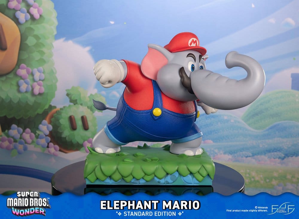 First 4 Figures Super Mario Bros. Wonder Elephant Mario Standard Edition Resin Statue