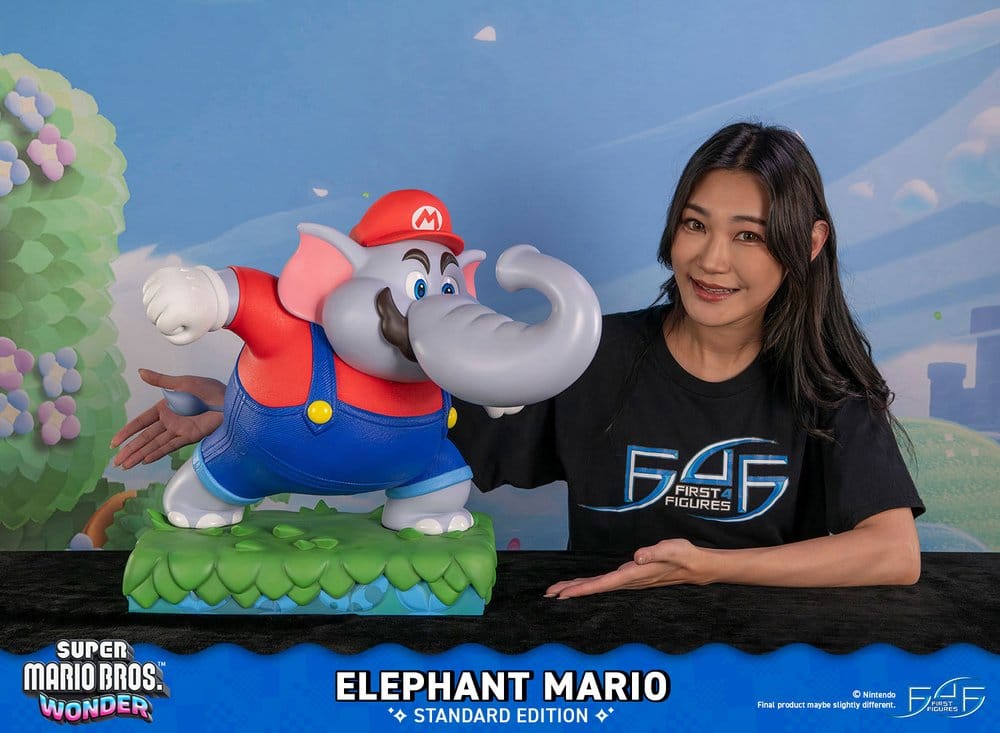 First 4 Figures Super Mario Bros. Wonder Elephant Mario Standard Edition Resin Statue