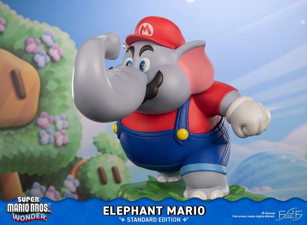 First 4 Figures Super Mario Bros. Wonder Elephant Mario Standard Edition Resin Statue