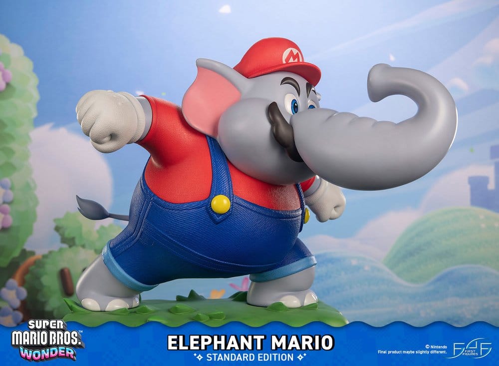 First 4 Figures Super Mario Bros. Wonder Elephant Mario Standard Edition Resin Statue